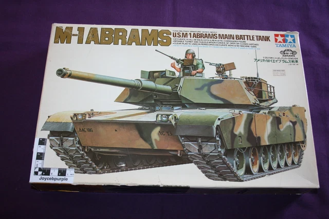 Tamiya M TAMIYA M-1 ABRAMS USM MBT 1:35 scale model tank kit MM124. £24.08 ...