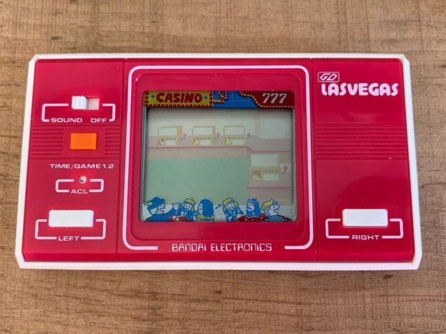 BANDAI LAS VEGAS LCD Handheld Game 1981 RARE Complete Working