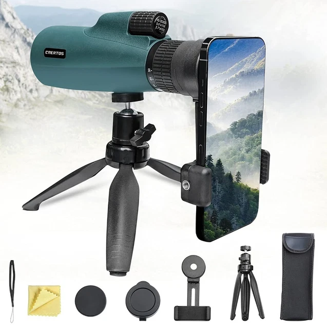 1 pc Telescópio Portátil 8x Telefoto De Alta Definição Com zoom Óptico