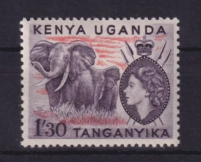 Kenya, Uganda, Tansania 1954 Elefanten Mi.-Nr. 101 postfrisch **