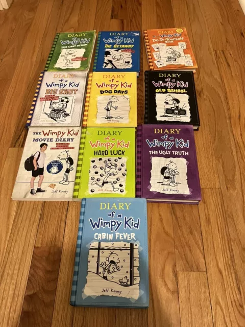 Diary of a Wimpy Kid Collection 10 Books 8 Hard 2 Soft 2