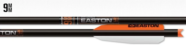 Easton 9MM 20" Flat Back Crossbow Bolt Arrows 3" Vanes 1/2 DOZEN
