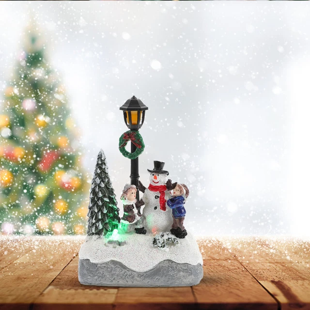 Miniature Landscape Decor Bonsai Christmas Village House Ornament Gift Fairy