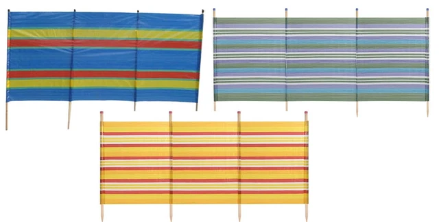 4/5/6/8/10 Pole Windbreaker Holiday Garden Camping Beach Sun Windbreak Privacy