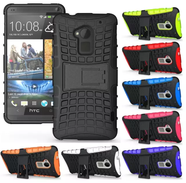 Hybrid Rugged Tough Grenade Rugged Tpu Skin Hard Case Cover Stand For Htc Phone