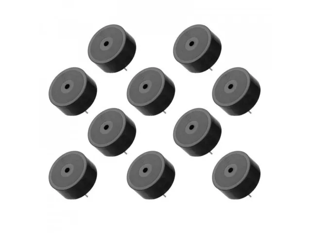 10x Piezo Summer 3V 5V 12V Buzzer Piepser Pieper Alarm Signalgeber Dauerton