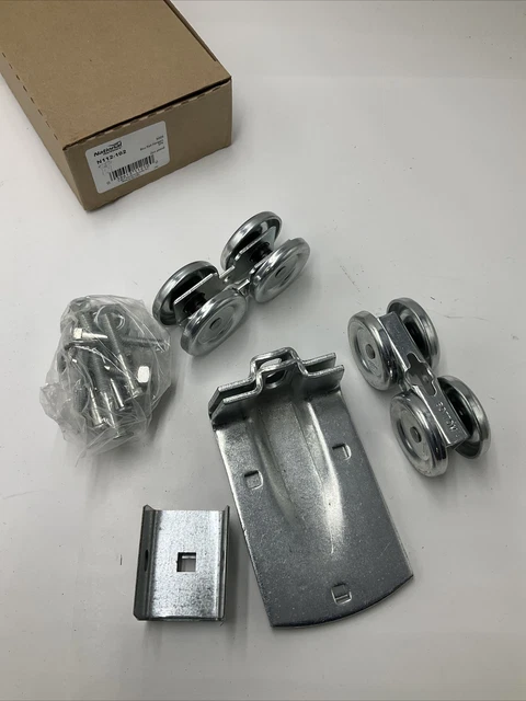 ( QTY 2) Trolley Hanger N112-102 National Rigid Door Hanger Hardware 100826