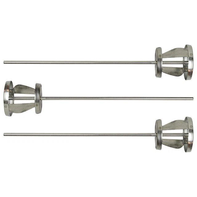 Jiffy mezclador ES 3/8" eje 2-5 galones hoja mezcladora de pintura de acero inoxidable (paquete de 3)