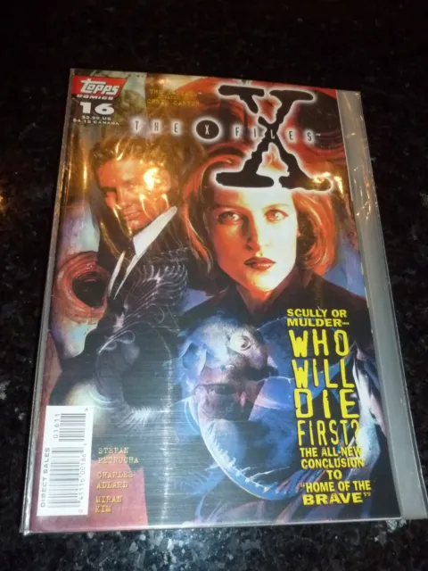 THE X-FILES Comic - Vol 1 - No 16 - Date 05/1996 - Topps Comics