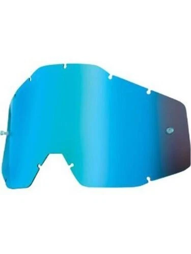 Occhiali a specchio Goggle Shop 100% Accuri/auto da corsa/strata motocross blu