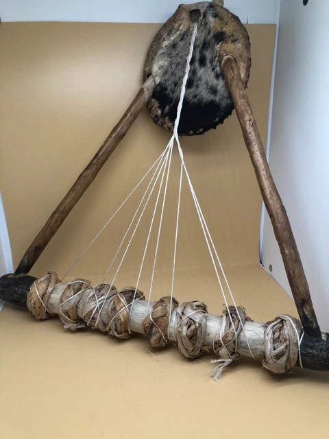 Vintage African / Ethiopian Lyre Stringed Instrument. (c)