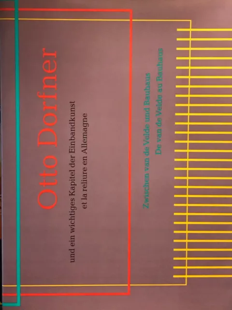 Otto Dorfner Einbandkunst, Ausstellungskatalog Einbandkunst, Einbandkunst