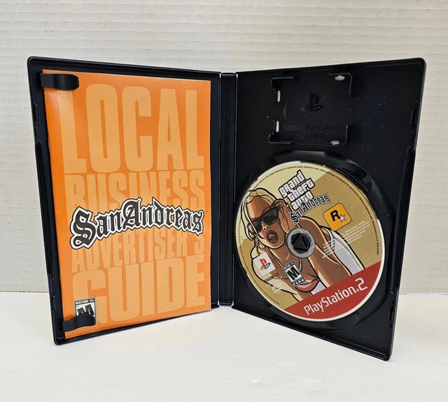 GRAND THEFT AUTO San Andreas PS2 CIB Playstation 2 Complete Tested No ...