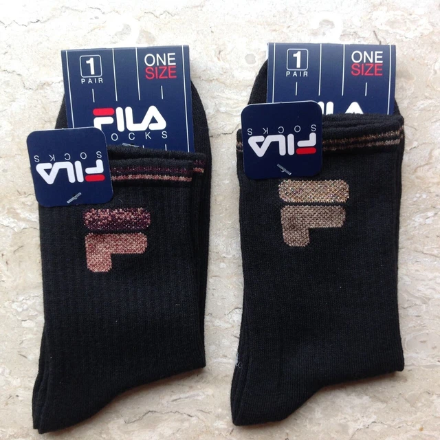 2 PAIRES DE chaussettes femme Fila chaussettes de sport
