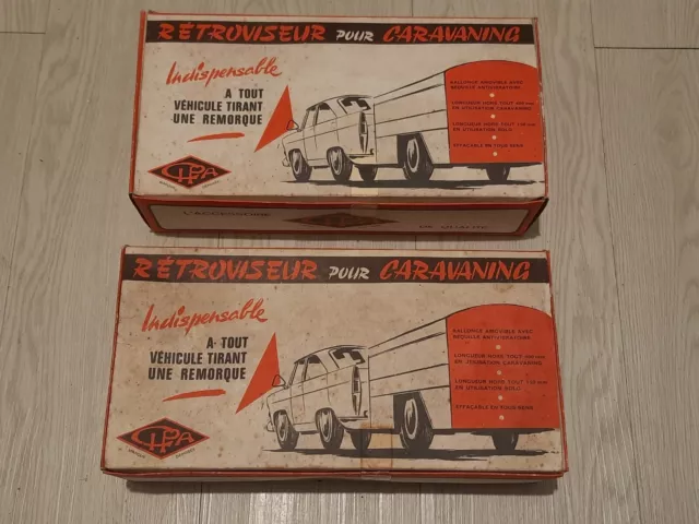 Lot de 2 Rétroviseurs CIPA pour voiture ancienne et caravane - VINTAGE