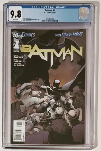 BATMAN # 1 CGC 9.8 NEWTON RINGS 2011 The New 52! 1st PRINT 1st App Harper Row DC