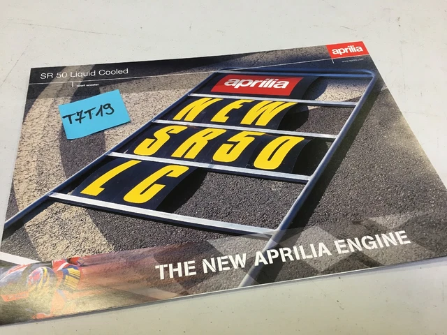 Brochure Publicitaire Aprilia MX50 - Prospectus Catalogue Moto - NEUF