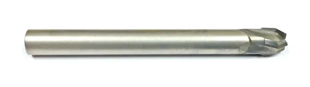 .552" 4-Flute NCC Carbide Head Plunge Cut 60 Deg. Chamfer End Mill MF434214810