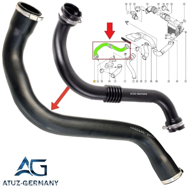 Tuyau D'air De Suralimentation (turbo) Pour Renault Scénic II 1.9 DCi - Original AG