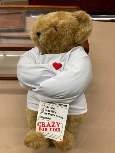 Discontinued Vermont ready bear. “Crazy for you”bear.  