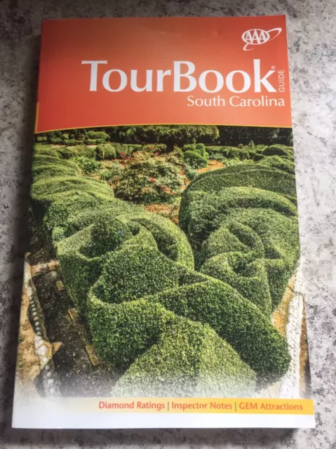 Triple AAA Tour Book Guide Maps Reviews SOUTH CAROLINA Paperback PB SC