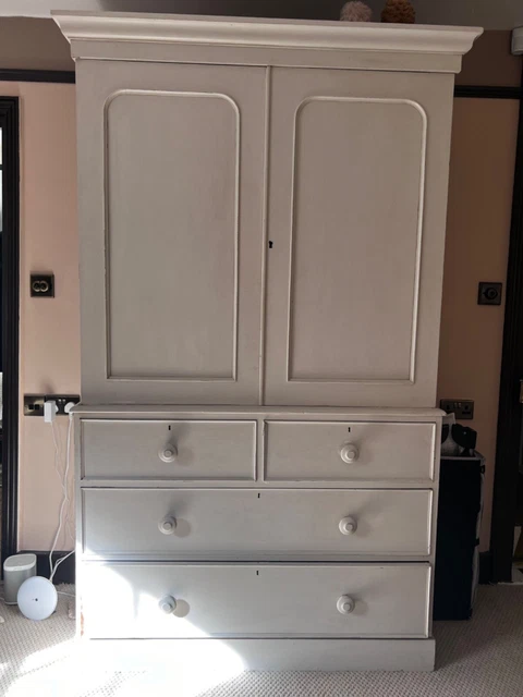 Victorian wardrobe / linen press