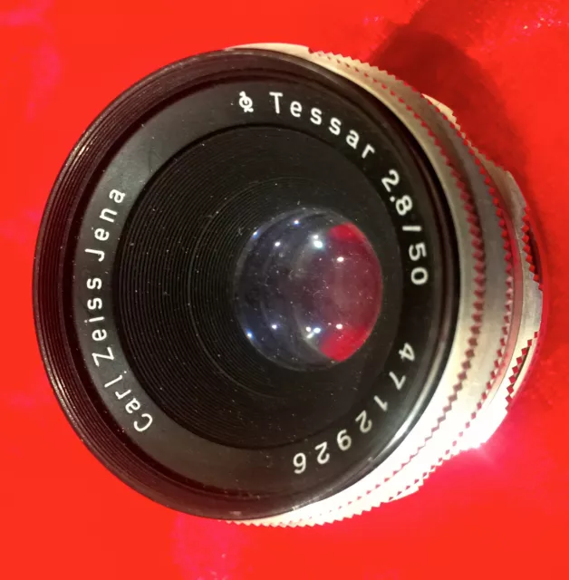Tessar 2,8/50mm Carl Zeiss JENA  M42  - schraub - Classic-Camera-Store DRESDEN