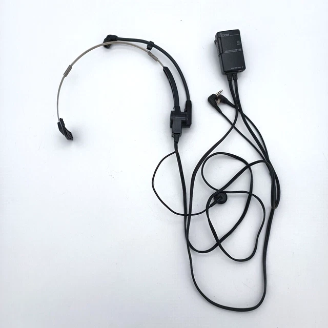 Icom HS-51 Headset with Built-in PTT VOX Time-Out Timer Operation f/ Marine VHF
