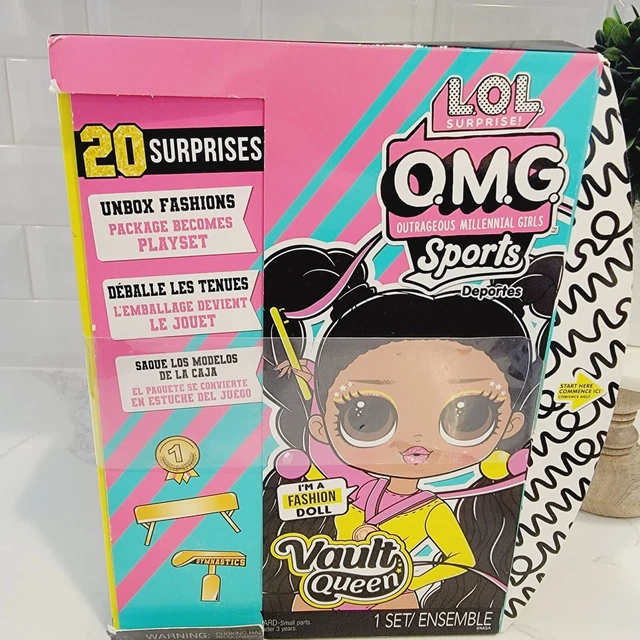 NEW LOL SURPRISE OMG Sports Vault Queen Fashion Doll With 20
