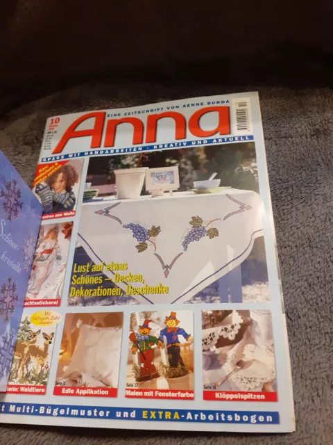 Anna - Spass mit Handarbeiten - Burda - Oktober 2000 - Decken, Geschenke ..