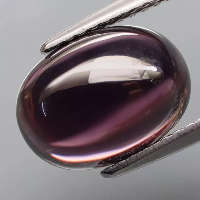 4.04Ct.Good Clarity! Natural Midnight Purple Spinel Myanmar Oval Cabochon