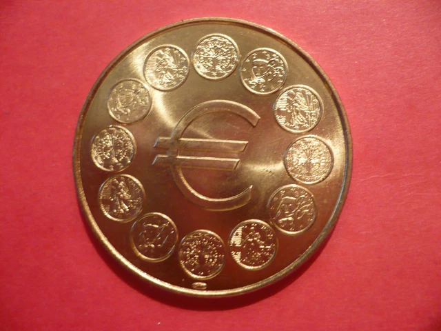 MÉDAILLE MONNAIE de Paris Logo EURO 1998 . Belle Qualité. EUR 14,00