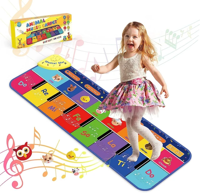 Toddler Girl Toys, TopDollo Baby Musical Toys for 1-6 Year Old Girls Piano Mat