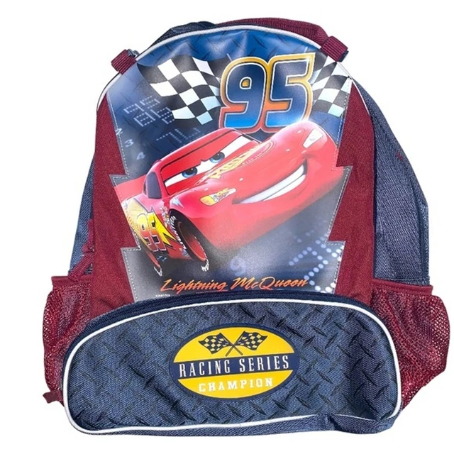 DISNEY STORE LIGHTNING McQueen Backpack, Disney Pixar Cars School Bag £