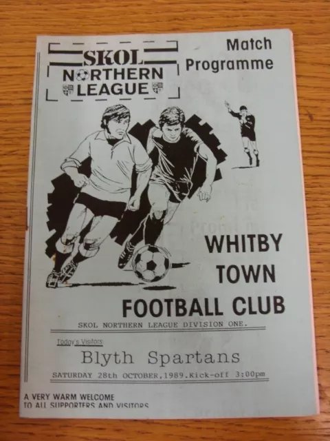 28/10/1989 Whitby Town v Blyth Spartans  (Rusty Staple)