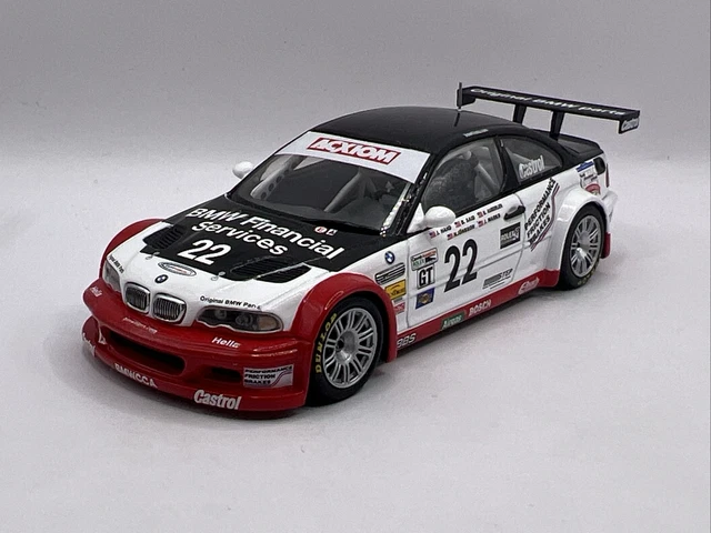 Fly 88049 a-283 BMW M3 GTR# 6 Petit Le Mans Alms 2001 Stecken, Sagte Auberlen MB