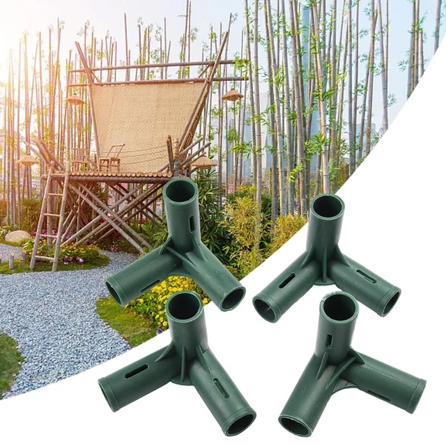 6 Raccordi A Gomito 3 Vie Per Tubi PVC 3/4 Di Pollice - Connettori Angolari Per Serra, Capanno, Scaffali E Supporti Da Giardino - Fai Da Te