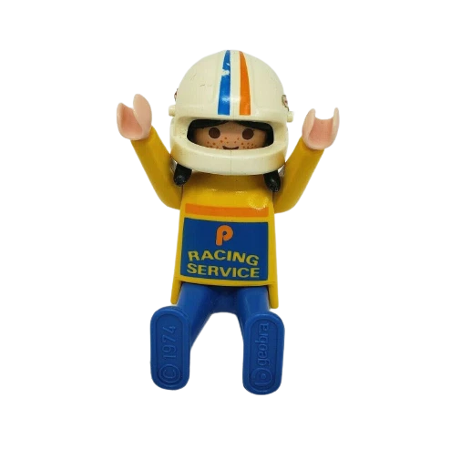 PLAYMOBIL - PILOTE de course Champion - Geobra 1992 EUR 5,00 - FR