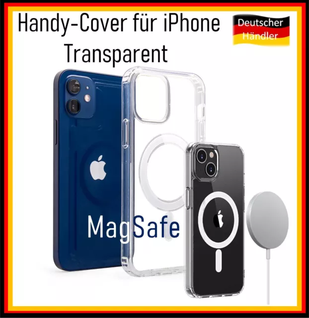 Handy Schutz Hülle für iPhone 13 14 Pro Plus Max Mini MagSafe Magnet Cover Case