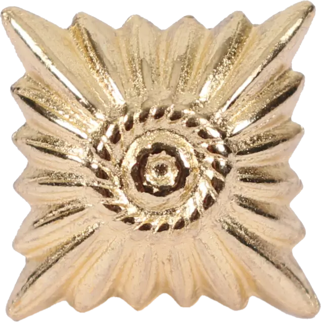 Grande Gold Rank Pip - Riproduzione seconda guerra mondiale uniforme soldato tedesco distintivo