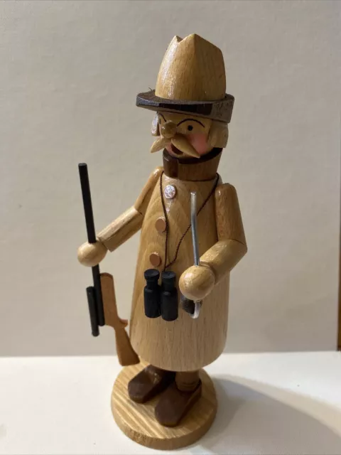 Erzgebirge Räuchermännchen,Vero Seiffen Vintage Jäger  Holz