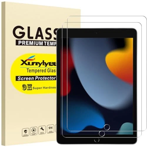 XunyLyee 2 Pièces Verre Trempé pour iPad 9ème/8ème/7ème Generation Protection...