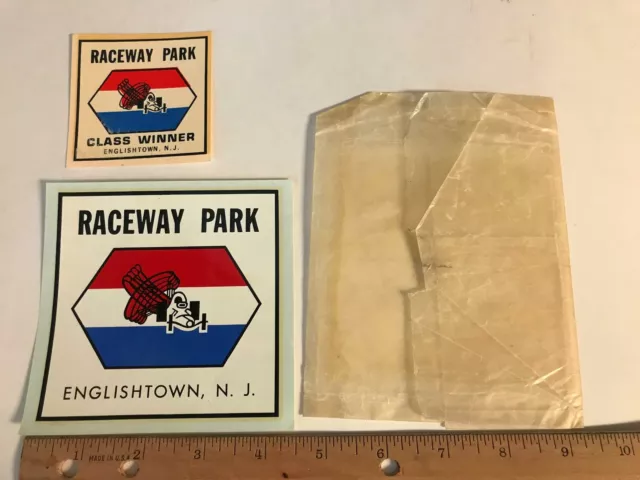 ENGLISHTOWN RACEWAY PARK CLASS WINNER STICKER