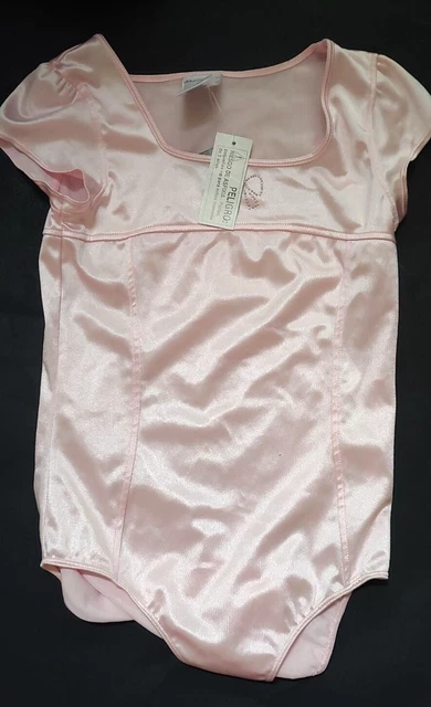 Danskin new girls pink dance leotard 10-12