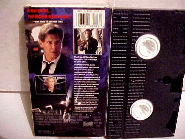 AIR FORCE ONE (VHS, 1998) Harrison Ford G1 $10.00 - PicClick