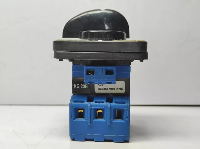 Kraus & Naimer KG20B Selector Switch K301 B83455/005 KNK 16A 500V~ 25 Amp 600VAC 2