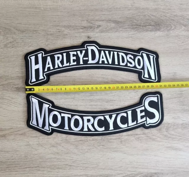 PACK Patch Harley Davidson motorcycles XXL SKULL écusson pour blouson biker 🏍️ 3