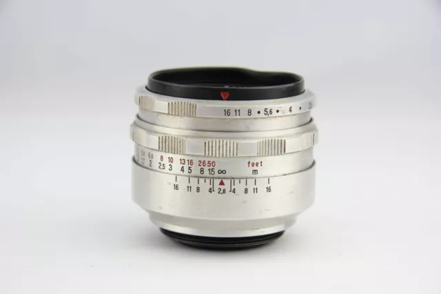 Carl Zeiss Jena 2,8/50 Alu Tessar 50mm 1:2.8 M42 Mount #7197