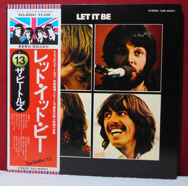 Beatles ‎– Let It Be - Apple Records ‎EAS-80561 Japan Press w/ OBI Vinyl LP 🔥🔥