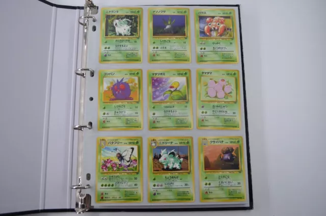 Complete Japanese Pokemon Jungle Common and Uncommon Card Set
